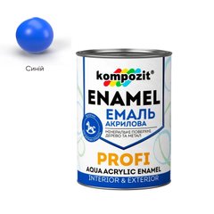 Емаль Kompozit акрилова PROFI синя 0,7 л глянцева
