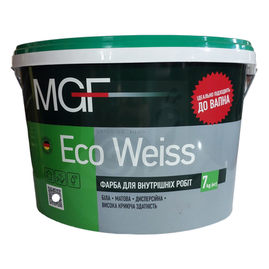 Фарба MGF Eco Weiss M1 7 кг