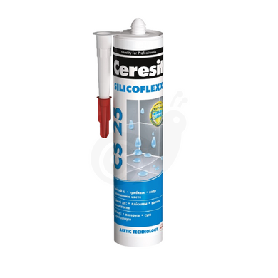 Герметик Ceresit CS 25 Silicoflexx білий для стиків