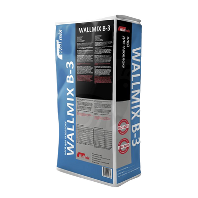 Клей Wallmix B-3 Зима для газоблоку 25 кг