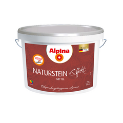 Шпаклівка Alpina Naturstein fein Effect декоративна Біла 14 кг