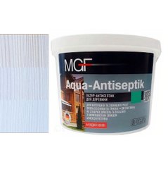 Лазур-антисептик MGF Aqua-Antiseptik білий 5л