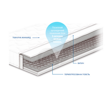 Матрац Сонлайн Чемпіон FORTE 80x200