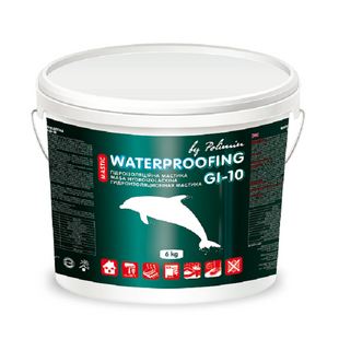 Гідроізоляційна мастика Полімін GI-10 Waterproofing Mastic 6кг