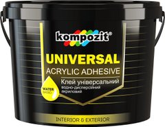 Клей Kompozit Universal акриловий для деревини та ПВХ покриттів 12кг