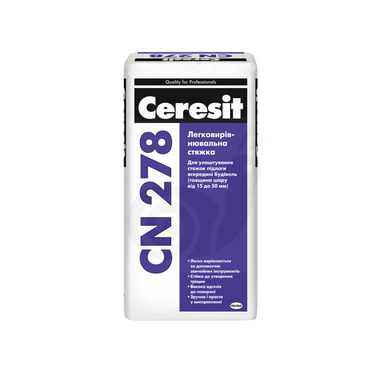 Легковирівнювальна стяжка Ceresit CN 278