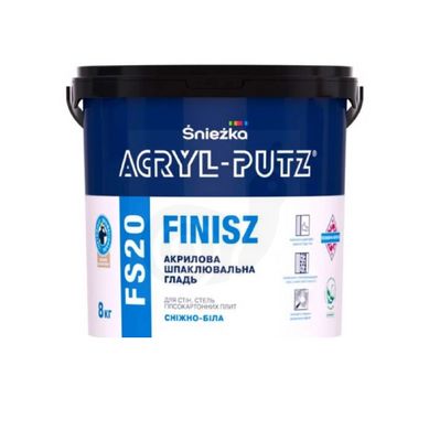 Шпаклівка акрилова Sniezka FS20 Acryl-putz finisz 8 кг