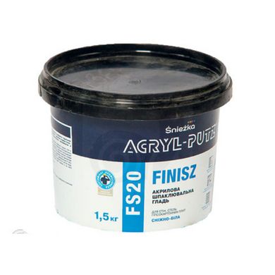 Шпаклівка акрилова Sniezka FS20 Acryl-putz finisz 1,5 кг