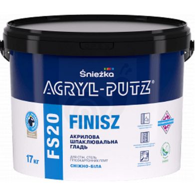 Шпаклівка акрилова Sniezka FS20 Acryl-putz finisz 17 кг