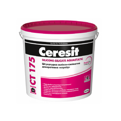 Штукатурка Ceresit CT 175 Silicone-Silicate Aquastatic (2 мм) база B 25 кг