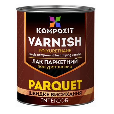 Лак Kompozit Interior паркетний поліуретановий глянсовий 0.7 л