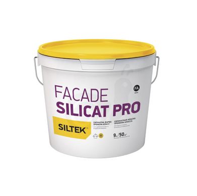 Фарба Siltek Facade Silicat Pro база FA біла 9л