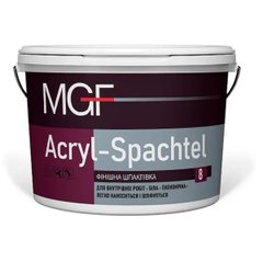 Шпаклівка фінішна MGF Acryl-Spachtel 8 кг