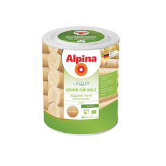 Ґрунтовка Alpina Aqua Grund fur Holz для деревини 2.5л