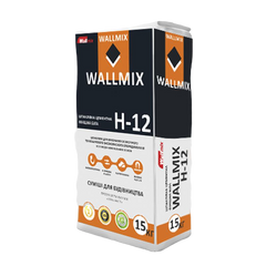 Шпаклівка фінішна Wallmix H-12 цементна біла 15кг