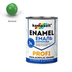 Емаль Kompozit акрилова PROFI зелена 0,7 л глянцева