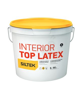 Фарба Siltek Interior Top Latex база біла 4,5л