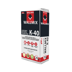 Клей Wallmix К-40 для мармуру та мозаїки 25кг