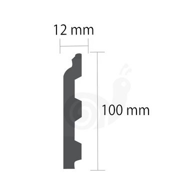 Плінтус поліуретановий Harmony M 206 Flexi