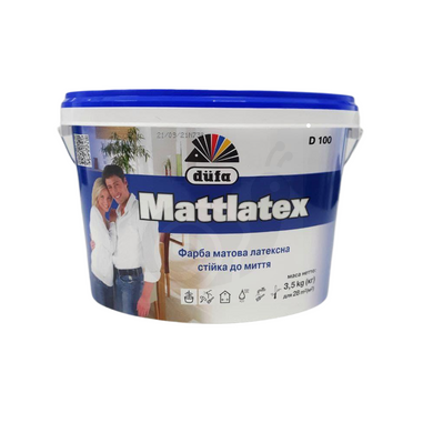 Фарба Düfa Mattlatex D100 3,5 кг