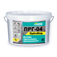 Гідроізоляційна мастика Поліпласт ПРГ-04 Гідростоп 6кг